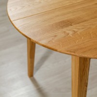 Обеденный стол MobiCasa Geneva 90/120x90 Natur Wax фото №4 — интернет-магазин Desire.md