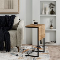 Măsuţă cafea MobiCasa Just Fiji Kraft Gold/Black imaginea #2 — magazin online Desire.md