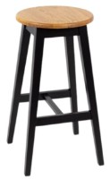 Scaun de bar MobiCasa Renata Venge/Natur Wax imaginea #1 — magazin online Desire.md