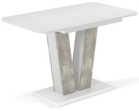 Masă pentru bucătărie MobiCasa Vendi 140/180x80 Atelier/Alb imaginea #1 — magazin online Desire.md