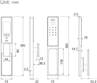 Умный замок Art Flame 6538B фото №3 — интернет-магазин Desire.md