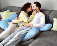 Pernă MobiCasa U-Shape 140x75х20 Jeans imaginea #5 — magazin online Desire.md