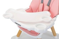 Стульчик для кормления Caretero Tuva Pink фото №4 — интернет-магазин Desire.md