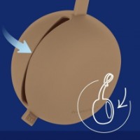 Recipient pentru suzete Lovi Brown (51/032) imaginea #4 — magazin online Desire.md