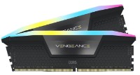 Оперативная память Corsair Vengeance RGB Black 32Gb DDR5-6400MHz Kit (CMH32GX5M2B6400C36) фото №2 — интернет-магазин Desire.md
