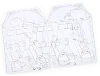 Carte de colorat pentru copii Moulin Roty La Petite Ecole de Danse MR667600 imaginea #4 — magazin online Desire.md