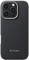Husa de protecție Pitaka Ultra-Slim Case for iPhone 16 Pro Black/Grey