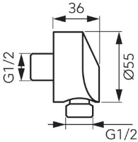 Dază de duș Ferro PKN11 imaginea #2 — magazin online Desire.md