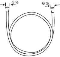 Душевой шланг Hansgrohe Isiflex (28272670) фото №2 — интернет-магазин Desire.md