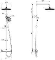 Set pentru duș Imprese Centrum SR T-15260SR imaginea #2 — magazin online Desire.md