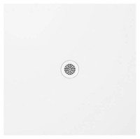 Cadița de duș Polimat Fresco White Matte 80x80x2.5 (18860)