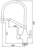 Baterie bucătărie Frap F4397 imaginea #2 — magazin online Desire.md