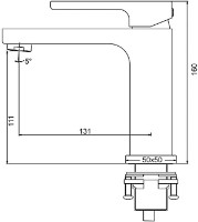 Смеситель для умывальника Gappo G1017-3 фото №2 — интернет-магазин Desire.md