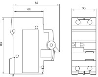 Întrerupător automat Hager CDA240D imaginea #2 — magazin online Desire.md