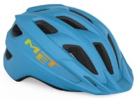 Шлем Met Crackerjack Cyan Matt 52-57cm фото №1 — интернет-магазин Desire.md