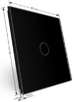 Выключатель Livolo VL-XR007-B фото №4 — интернет-магазин Desire.md