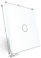 Выключатель Livolo VL-XR007-W фото №4 — интернет-магазин Desire.md