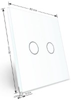 Întrerupător Livolo VL-XR008-W imaginea #4 — magazin online Desire.md