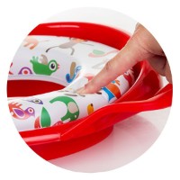 Детское сиденье для унитаза Chipolino Softy (STPSF0241RE) Red  фото №3 — интернет-магазин Desire.md
