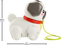 Jucarie de impins si tras Fisher Price Pug Baby (HTW94) imaginea #2 — magazin online Desire.md
