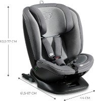 Детское автокресло Kinderkraft Xpedition 2 i-Size Gray (KCXPED02GRY0000) фото №9 — интернет-магазин Desire.md