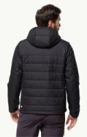 Geacă pentru bărbați Jack Wolfskin Lapawa Ins Hoody M Black, s.XL imaginea #3 — magazin online Desire.md