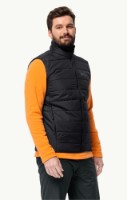 Vesta pentru bărbați Jack Wolfskin Lapawa Ins Vest M Black, s.S imaginea #2 — magazin online Desire.md