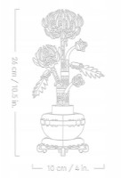 Set de construcție Lego Icons: Chrysanthemum (10368) imaginea #2 — magazin online Desire.md