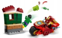 Set de construcție Lego Marvel: Iron Man with Bike and The Hulk (76287) imaginea #5 — magazin online Desire.md