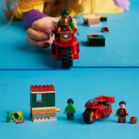 Set de construcție Lego Marvel: Iron Man with Bike and The Hulk (76287) imaginea #3 — magazin online Desire.md
