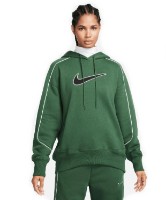 Hanorac damă Nike W Nsw Flc Os Po Hdy Sw Fir/White, s.S imaginea #1 — magazin online Desire.md