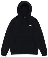 Детская толстовка Nike K Sportswear Club Fleece Hoodie Black/White, s.L фото №1 — интернет-магазин Desire.md