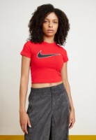 Женская футболка Nike W Nsw Tee Bby Sw University Red/Black, s.L фото №2 — интернет-магазин Desire.md