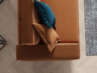 Диван Moda Life Loft 3 238x97x81cm Brown фото №4 — интернет-магазин Desire.md