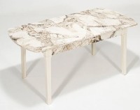 Обеденный стол Moda Life Sofia 160x90x75cm White фото №3 — интернет-магазин Desire.md