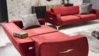 Canapea Moda Life Urla 2 159x80x84cm Red imaginea #3 — magazin online Desire.md