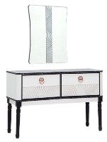 Măsuţă de toaletă Moda Life White Cross Dresser imaginea #1 — magazin online Desire.md