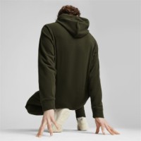 Hanorac pentru bărbați Puma Ess Elevated Polarfleece Hoodie Dark Olive, s.S imaginea #3 — magazin online Desire.md