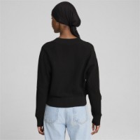 Pulover damă Puma T7 Knitted V-Neck Crew Puma Black, s.XS imaginea #3 — magazin online Desire.md