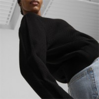 Pulover damă Puma T7 Knitted V-Neck Crew Puma Black, s.XS imaginea #4 — magazin online Desire.md