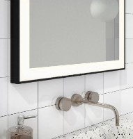 Зеркало для ванной Dubiel Vitrum Logan Black 70x70 Led (02636) фото №3 — интернет-магазин Desire.md