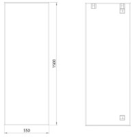 Зеркало Dubiel Vitrum Sky 55x150 (10382) фото №4 — интернет-магазин Desire.md