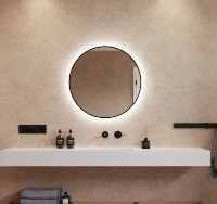 Зеркало для ванной Dubiel Vitrum Zoe Black 80 Led (05190) фото №5 — интернет-магазин Desire.md