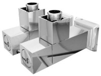 Robinet pentru uscător de prosoape Mario Angular Square G1/2 2pcs