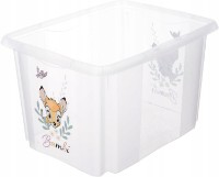 Контейнер для игрушек Keeeper Bambi Transparent (12238001) 30L фото №2 — интернет-магазин Desire.md