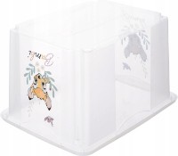 Контейнер для игрушек Keeeper Bambi Transparent (12238001) 30L фото №4 — интернет-магазин Desire.md