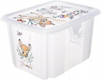 Контейнер для игрушек Keeeper Bambi Transparent (12238001) 30L фото №5 — интернет-магазин Desire.md