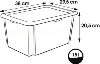 Container pentru jucării Keeeper Paw Patrol Fresh Blue (12236632) 15L imaginea #2 — magazin online Desire.md