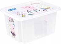 Container pentru jucării Keeeper Peppa Pig Transparent (12236001) 15L