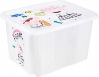 Container pentru jucării Keeeper Peppa Pig Transparent (12238001) 30L
